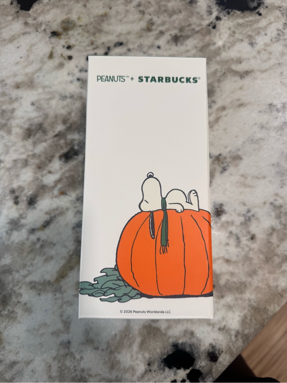 Starbucks x Peanuts Snoopy Great Pumpkin Tumbler 16 oz 2026 New in Box